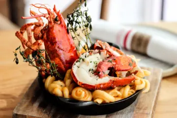 Lobster Macand Cheese02 1 for Where to Get the Ultimate Cheese Pull for National Mac & Cheese Day, July 14th