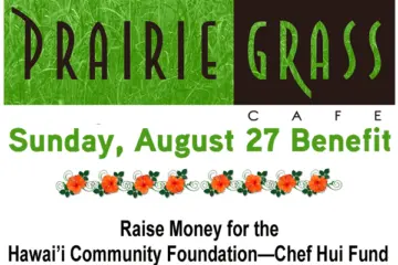 August 27 Benefit Header Edited 1 for Five Chicago Area Chefs Join Together to Raise Money for Maui