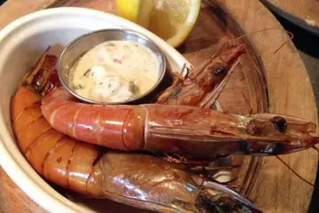 Frontier Smoked shrimp for Frontier Hosts Fat Tuesday Shrimp Boil