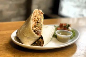 Best Burrito 2 1 24 for Big Game Sunday at Mac’s Wood Grilled