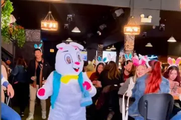 Easter Bunny At Moes Cantina Wrigleyville 3 for Adult Easter Egg Hunt & Bar Crawl in Wrigleyville at Moe's Cantina
