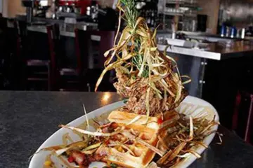 Chix Waffles for Celebrate National Waffle Day at Hash House a Go Go