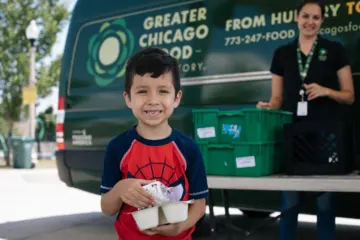 Greater Chicago Food Deposity July Lunch Bus for Local Restaurants Participate in Giveback Campaign to Support Greater Chicago Food Depository
