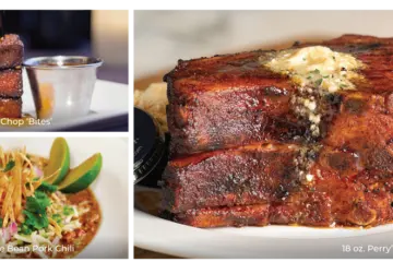 Pork Chop Collage 1000 for Celebrate National Pork Chop Day on August 27 at Perry’s Steakhouse & Grille