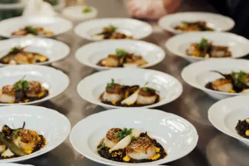 Pilot Light Gala2023 Seared Main Scallops Chef Erick Williamscourse for Pilot Light Announces Celebrity Host for Feed Your Mind Gala on November 1