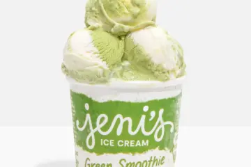 Green Smoothie Volcano Pint Gray for Jeni’s New Green Smoothie Flavor – Now Available at Chicagoland Scoop Shops