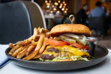 Lh Rooftop Pch Burger © Photo By Amy Ulivieri 1 for LondonHouse Chicago Introduces PCH Vibes Burger to Support Wildfire Relief Efforts