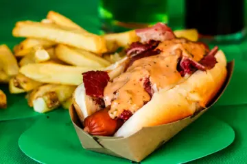 Kansas City Dog for Bitter Pops March Regional Hot Dog: Kansas City Dog/Reuben Dog
