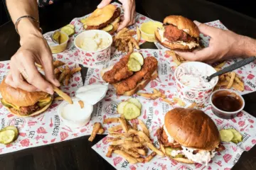 Feast7 for $5 Sandwiches from Fry the Coop Celebrating National Hot Chicken Day March 30th