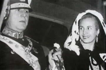 Eva and Juan Peron 2987218c for Buenos Aires 1950 Retro Halloween Dinner at Artango