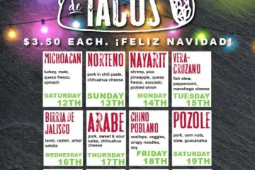 pastedImage for 12 Days of Tacos! Barbakoa Tacos and Tequila