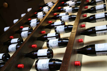 Il Culaccino Wine Wall Upclose for Il Culaccino Now Open in South Loop
