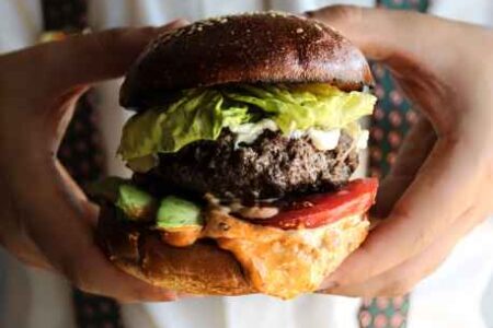 Burger for National Cheeseburger Day at The Barn Steakhouse, September 18