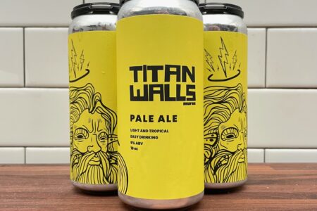 Titan Walls Pale Ale 4Pk for Art x Beer: Titan Walls Art Festival Happening Saturday, August 21 at District Brew Yards
