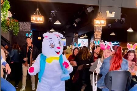 Easter Bunny At Moes Cantina Wrigleyville 3 for Adult Easter Egg Hunt & Bar Crawl in Wrigleyville at Moe's Cantina