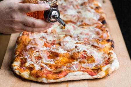 Amatriciana Pizza for Win Free Pizza for a Year at Bar Cargo