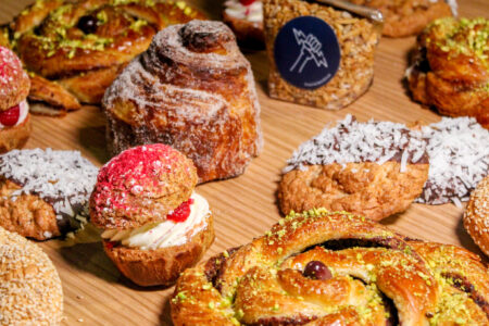 Andros Taverna Pastry Box 9258 for Andros Taverna Launches Brunch and Garden Patio