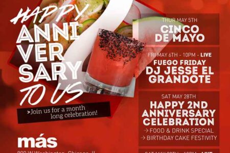 Aniversario 2 más bar web for Two Year Anniversary Festivities at más