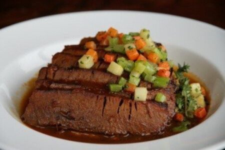 Bbq Braised Brisket And Roasted Cauliflower for Passover Dinner at Prairie Grass Cafe April 19 and 20