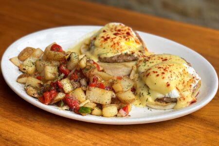 Benedict One 6 25 21 2 for New Year’s Day Bloodys, Bubbles & Brunch at Mac's Wood Grilled