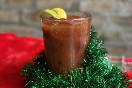 Bloody Xmas Background for New Year’s Day at Mac's Wood Grilled
