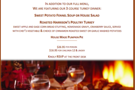 Bobbys Thanksgiving for Thanksgiving Day Dinner At Bobby’s Deerfield and Café Lucci