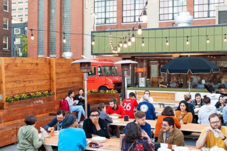 Bridgeport Patio 7 for Antique Taco Bridgeport Launches Summer Food Truck Series on Wednesday, May 8