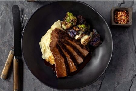 Brisket Photo By Monica Kass Rogers for Prairie Grass Cafe Celebrates Hanukkah with Holiday Specials