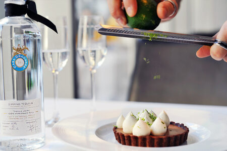 Chocolate Tart1 for Casa Dragones Tequila Dinner at Cantina Laredo