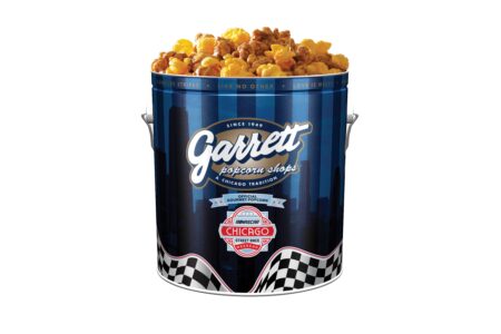 Classic Nascar Gmix for Garrett Popcorn Shops Launches NASCAR Chicago Street Race Tin