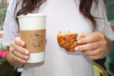 Coffee Cochon volant for Free Coffee on Mondays at Cochon Volant Brasserie