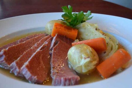 Corned Beef And Cabbage for Prairie Grass Cafe Celebrates St. Patrick’s Day