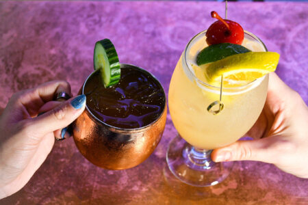 Cucumber Mule Peach Cooler 3 for City Works Eatery and Pour House in Vernon Hills Introduces Late Night Happy Hour