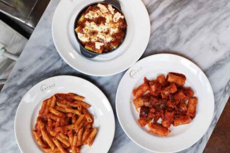 Dish Trio Overhead for Eataly For Everyone (including your wallet)