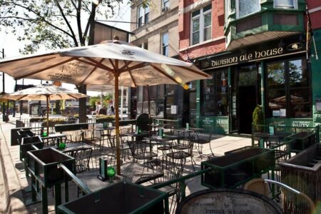 Division Ale House Patio for 3 Floyds Tap Takeover at Division Ale House Thursday, June 30