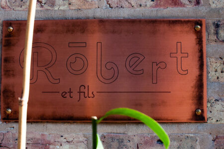 Exterior Signage for Robert et Fils Celebrates Beaujolais Nouveau Day November 17th