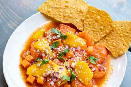 Fg Fairview Fjord Trout Ceviche for Fulton Galley Food Hall Opening June 22