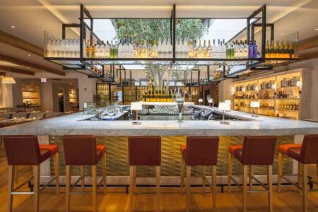 FIG OLIVE Main Bar for Fall in Love at FIG & OLIVE