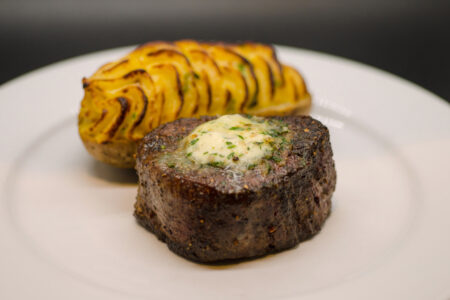Filet And Twice Baked Potato Kci 1758 Low Rez for Valentine’s Day Offerings at Prairie Grass Cafe