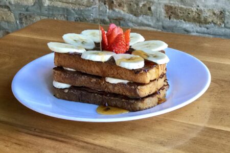 French Toast 10 22 for New Year’s Day Hangover Brunch at Mac’s Wood Grilled