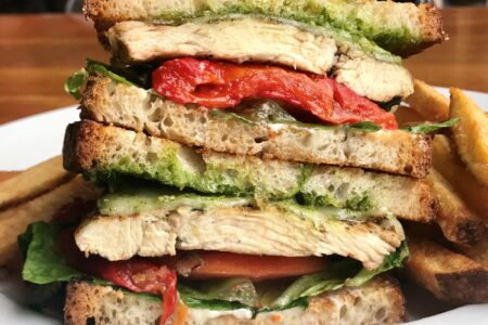 Frisco Chicken Two 1 27 for Big Game Viewing Party at Mac’s Wood Grilled