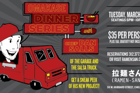 Garage Pop Up Omakase FB for Pop up Omakase with The Salsa Truck at Ramen san