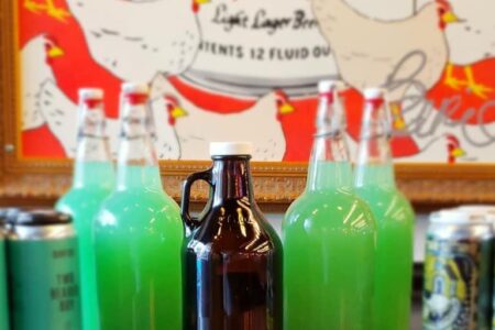 Growlers Jungle Juice for Cocktails to Go + Jungle Juice Growlers from Fry the Coop