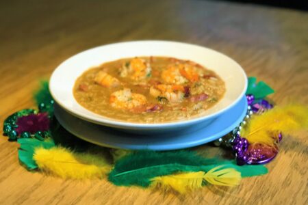 Gumbo 8 Bit One for Fat Tuesday Gumbo Special at Tuman’s Tap & Grill