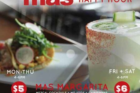 HAPPY HOUR BATHROOM SIZE for New Happy Hour Specials at más