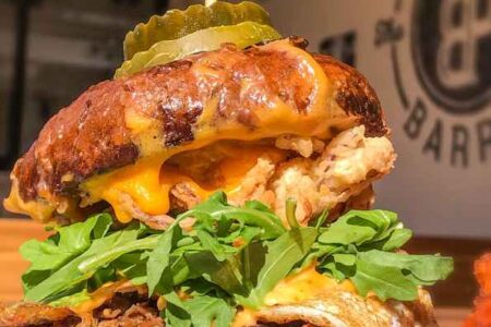 Hangover Sandwich At Broken Barrel Bar for Broken Barrel Bar Launches Weekend Brunch