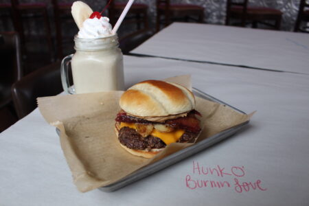 Hunk O Burnin Love And All Shook Up 4 for CSK Celebrates Elvis' Birthday with Hunk of Burnin' Love Burger and the All Shook Up Shake