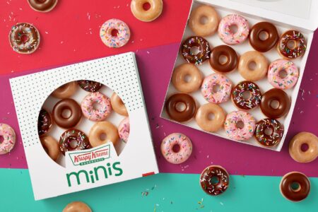 Kk Minis In Boxes for Krispy Kreme Goes Mini with Mini Doughnuts and FREE Mini Mondays