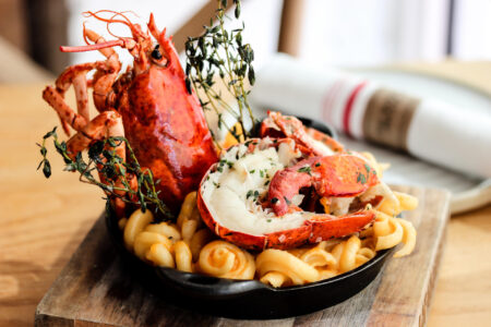 Lobster Macand Cheese02 1 for Where to Get the Ultimate Cheese Pull for National Mac & Cheese Day, July 14th