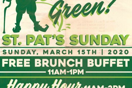 Lotties Still Peeing Green 2020 for St. Pat's Sunday at Lottie's